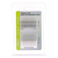 Lot de 2 Sabots pour tondeuse Wahl Ermila Moser 1400 M&eacute;tal 1,5 et 4,5 mm