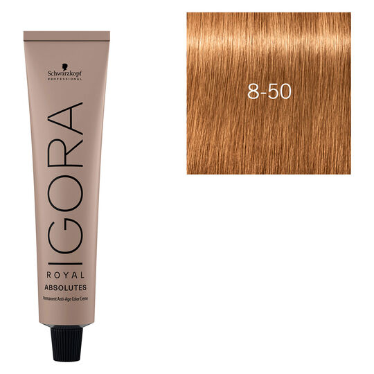 Coloration pour cheveux matures Igora Royal Absolutes 8-50