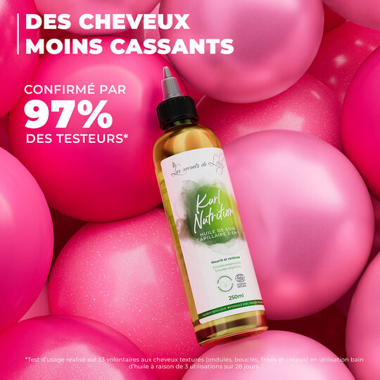 Huile de soin capillaire 3-en-1 Kurl Nutrition