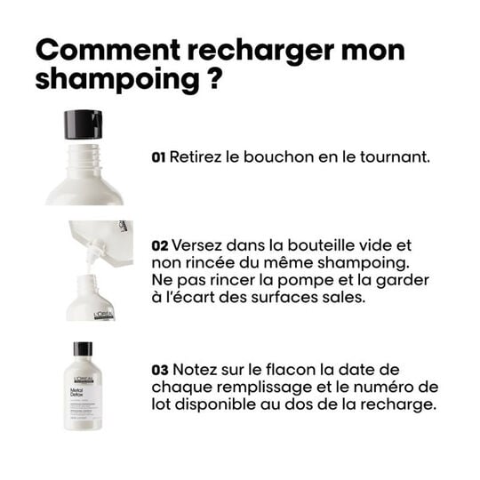 Duo recharge Metal Detox + shampooing 300ml