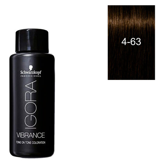 Coloration demi-permanente Igora Vibrance 4-63