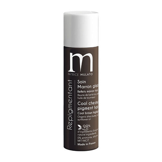 Soin repigmentant format voyage marron glac&eacute;