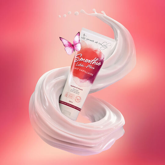 Lait capillaire Smoothie Litchi M&ucirc;re