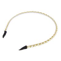 Serre-t&ecirc;te &agrave; perles et cha&icirc;nette