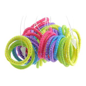 Minis élastiques sans métal x 50 couleurs vives,  Minis élastiques sans métal x 50 couleurs vives