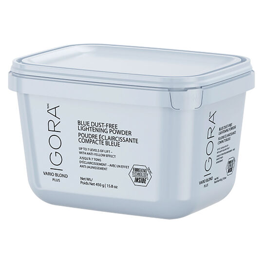 Poudre éclaircissante compacte bleue Igora Vario Blond +