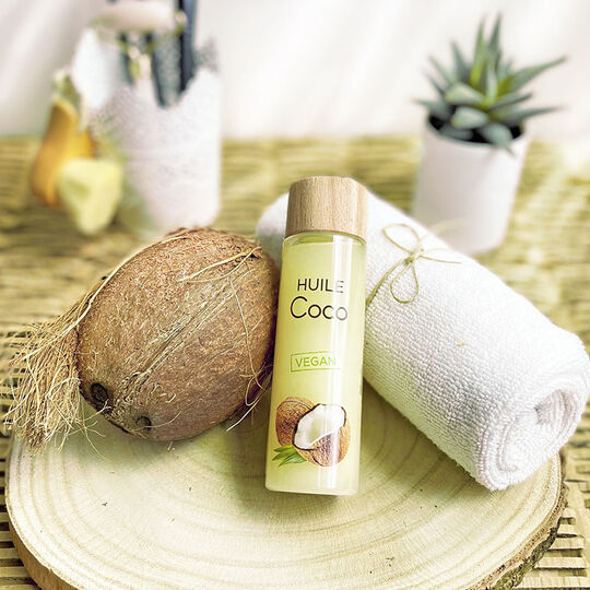 Huile de coco non parfumée