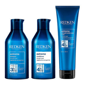 Trio fortifiant pour cheveux cassants Extreme
