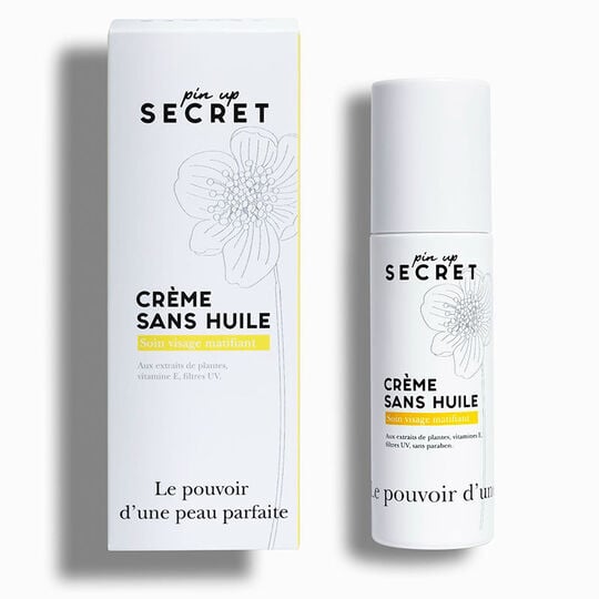Cr&egrave;me sans huile soin matifiant hydratant visage