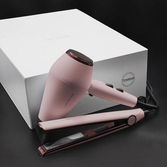 Coffret lisseur C1 digital et s&egrave;che-cheveux Kompactissimo