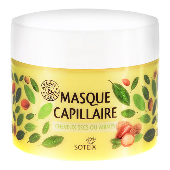 Masque capillaire pour cheveux secs ou ab&icirc;m&eacute;s Argan & Karit&eacute; 500ml