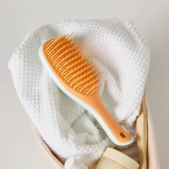 Brosse d&eacute;m&ecirc;lante mini Ultimate Detangler ice blue sweet orange