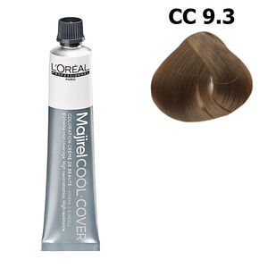 Coloration neutralisante Majirel Cool Cover 9.3 blond tr&egrave;s clair dor&eacute; beige