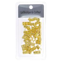 Anneaux bijoux cheveux dor&eacute; petit mod&egrave;le