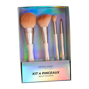 Coffret 4 pinceaux maquillage,  Coffret 4 pinceaux maquillage
