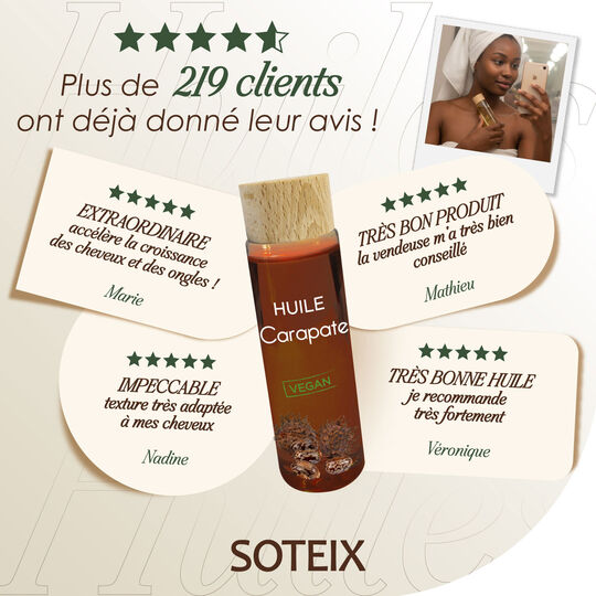 Huile de carapate