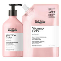 Duo recharge Vitamino Color + shampooing 500ml