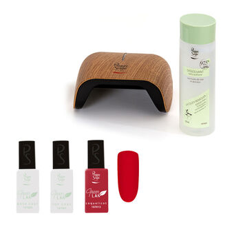 Kit de vernis à ongles longue tenue Green Lak coquelicot