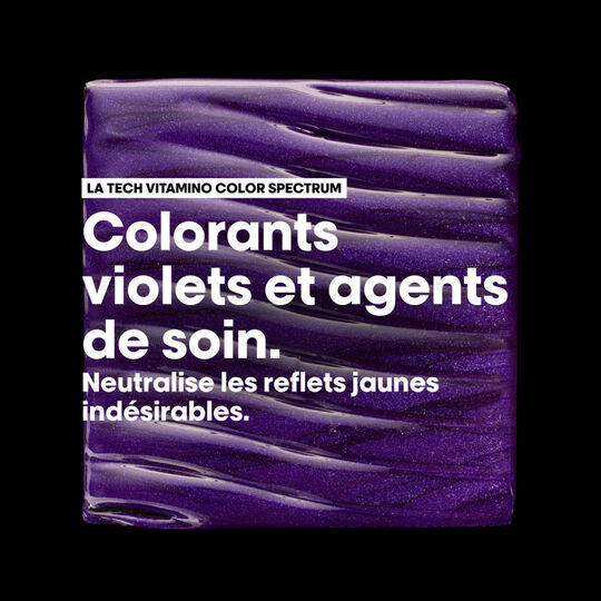 Shampooing neutralisant Vitamino Color Spectrum violet, anti-jaune