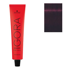 Coloration permanente Igora Royal 4-99 ch&acirc;tain violet extra