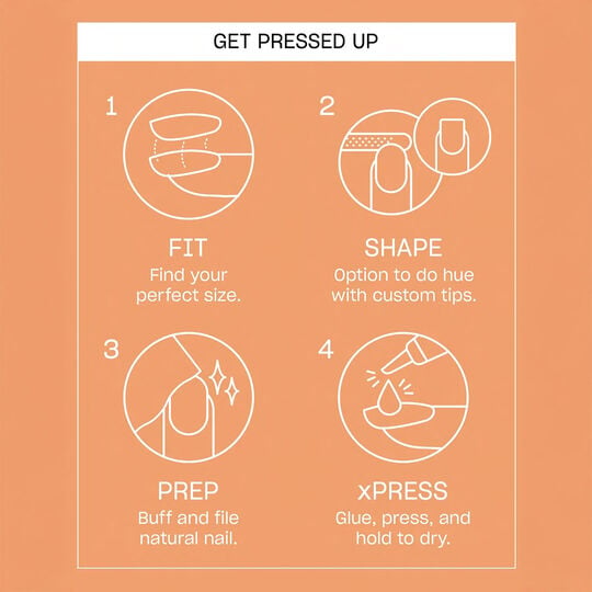 Faux ongles xpress/on pass my towel