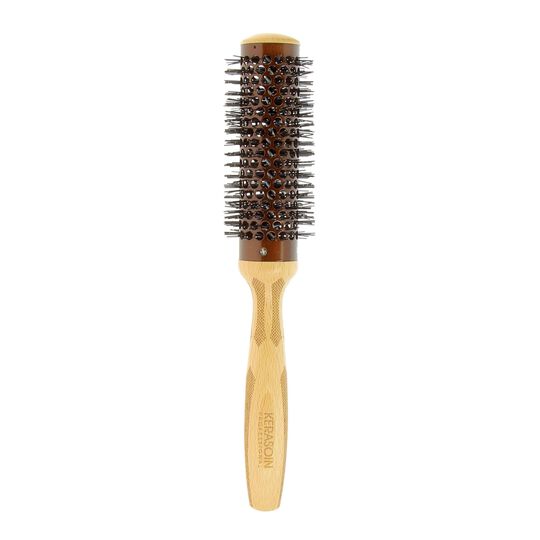Brosse à brushing céramique et bois 30 mm,  Brosse à brushing céramique et bois 30 mm