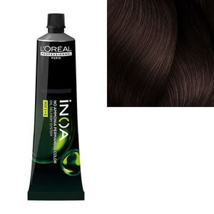 Coloration sans ammoniaque Inoa 5.25 ch&acirc;tain clair iris&eacute; acajou
