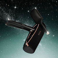 Coffret d'Exception styler Gold avec brosse plate avec pochette ronde