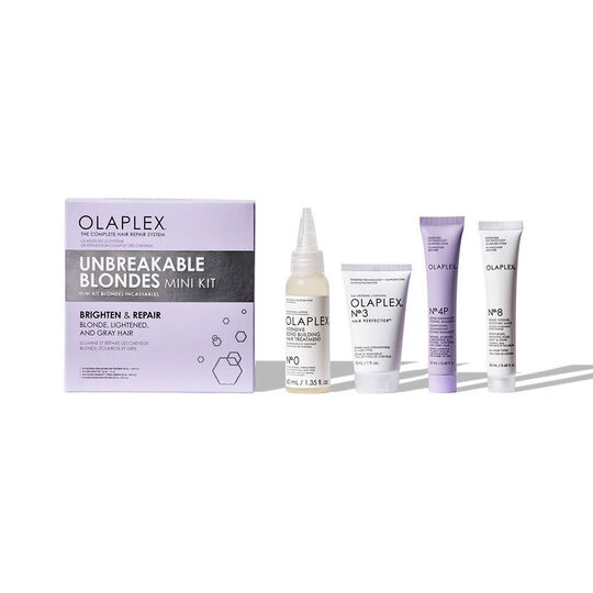 Mini kit pour cheveux blonds incassables