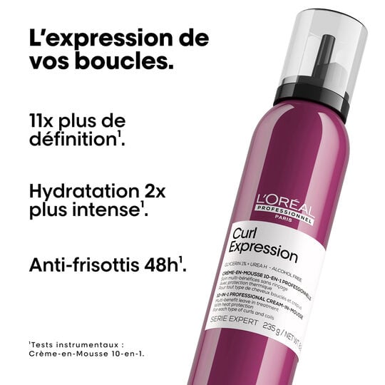 Cr&egrave;me en mousse Curl Expression - D&eacute;finition des boucles