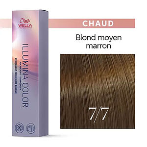 Illumina color 7/7 blond marron