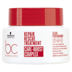 Masque pour cheveux abîmés BC Repair Rescue 200ml,  Masque pour cheveux abîmés BC Repair Rescue 200ml