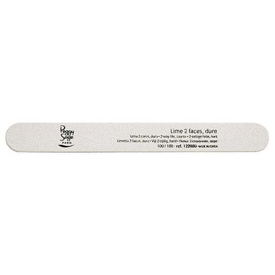 Lime à ongles 2 faces lavable 100/100 blanc, pour ongles naturels