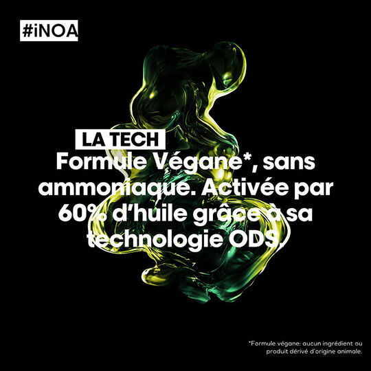 Coloration sans ammoniaque Inoa 4.26 châtain irisé rouge