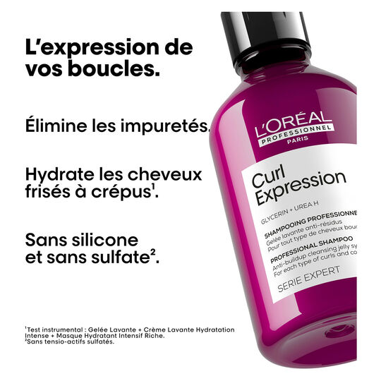 Shampooing gel&eacute;e lavante Curl Expression - Anti-r&eacute;sidus 300ml