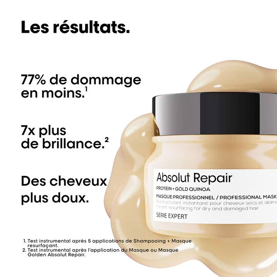 Masque restructurant instantan&eacute; Absolut Repair 250 ml