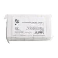 Lot de 10 blocs blancs minces pour ongles