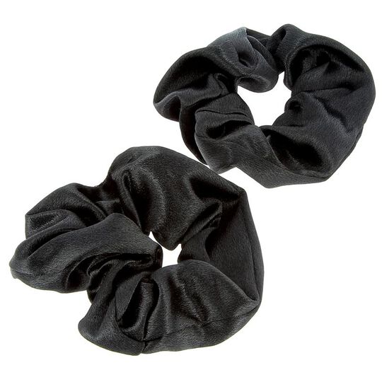 Chouchous satinés x 2 noir