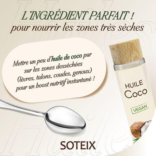 Huile de coco non parfum&eacute;e