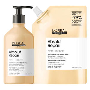 Duo recharge Absolut Repair + shampooing 500ml,  Duo recharge Absolut Repair + shampooing 500ml