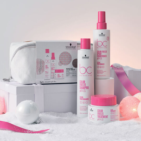 Trousse rituel cheveux colorés BC Color Freeze