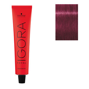 Coloration permanente Igora Royal 9-98 blond tr&egrave;s clair violet rouge