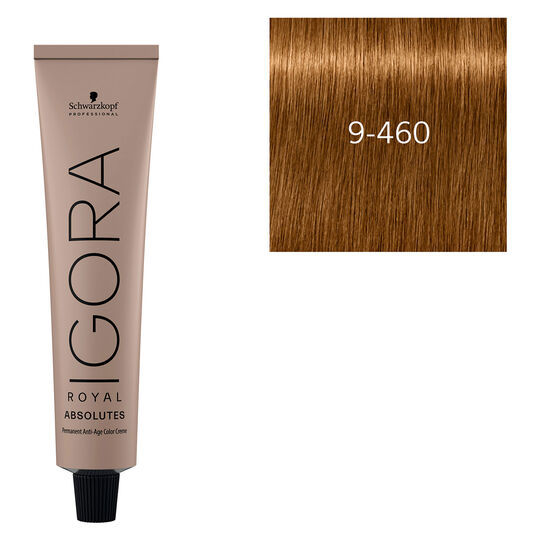 Coloration pour cheveux matures Igora Royal Absolutes 9-460