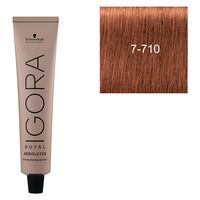 Coloration pour cheveux matures Igora Royal Absolutes 7-710