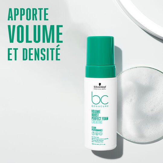 Mousse perfection pour cheveux fins BC Volume Boost