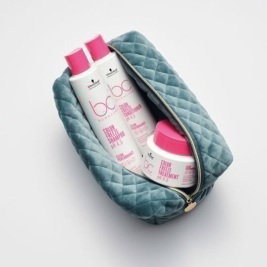 Trousse routine cheveux colorés BC Color Freeze