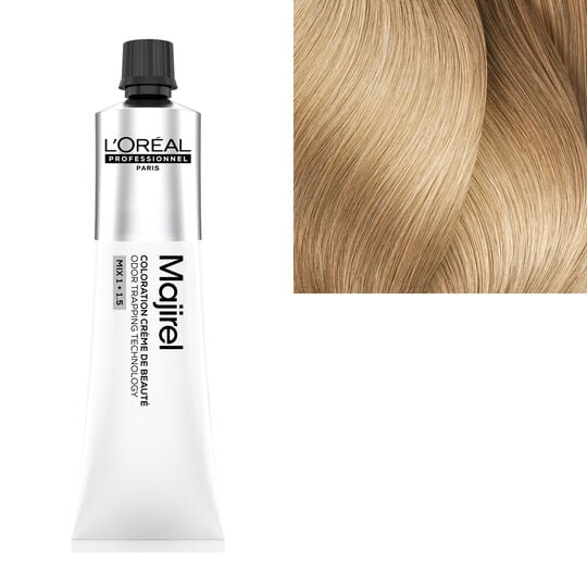 Coloration cr&egrave;me de beaut&eacute; Majirel 10.31 blond tr&egrave;s tr&egrave;s clair dor&eacute; cendr&eacute;