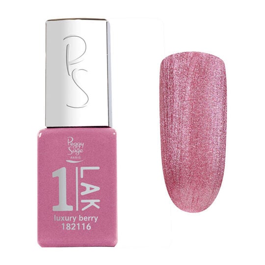 1-LAK vernis semi-permanent 3 en 1 luxury berry