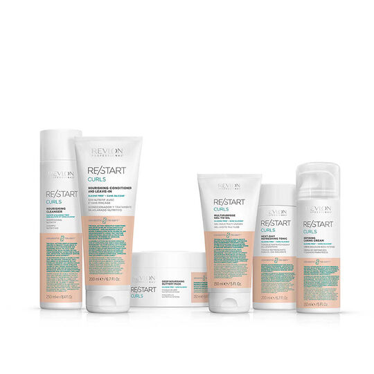 Soin nutritif pour cheveux boucl&eacute;s avec et sans rin&ccedil;age Restart Curls