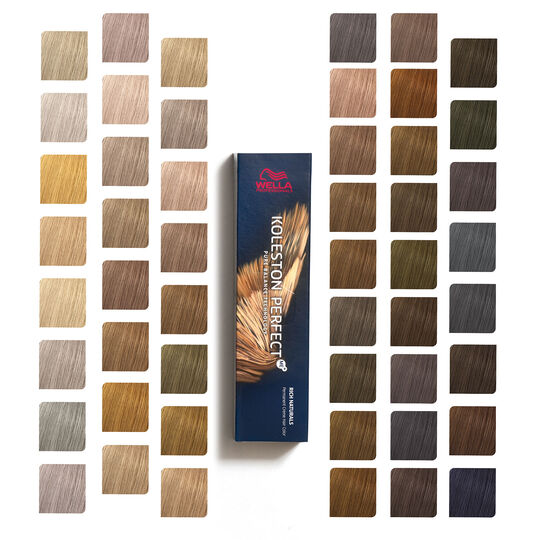 Coloration permanente Koleston Perfect Me+ 8/38 blond clair dor&eacute; perl&eacute;
